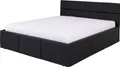 Produktbild: Polsterbett Doppelbett LABRI Komplettset Kunstleder Schwarz 160x200cm
