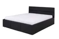 Produktbild: Polsterbett Doppelbett LABRI Komplettset Kunstleder Schwarz 160x200cm