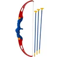Produktbild: Günther Spielbogen 1550, Pfeil und Bogen Set für Kinder ab 6 Jahren, mit 3 Pfeilen und Zielscheibe, 64,5 cm groß, Bogenschießen, blau/rot