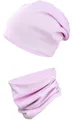 Produktbild: TupTam Beanie Kinder Beanie Mütze Schlauchschal Set aus Jersey und Rippstoff
