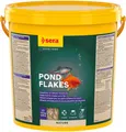Produktbild: 21 Liter sera Pond Flakes Nature Flocken Fischfutter Gartenteich Goldfische