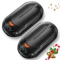 Produktbild: Handwärmer Wiederaufladbar Split 2 Pack,OUTJUT Handwärmer Elektrisch 6000mAh Tragbare Taschenwärmer 3 Heizmodi Schnelles Aufheizen Outdoor Sport Golf Camping im Winter