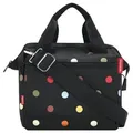 Produktbild: KLICKfix Lenkertasche Roomy dots, 24x22x13cm, ohne Lenkeradapter, schwarz/bunt