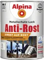 Produktbild: Alpina Metallschutz-Lack Anti-Rost 2,5 l weiß matt Metallack Schutzlack