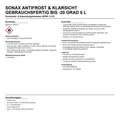 Produktbild: SONAX AntiFrost+KlarSicht gebrauchsfertig bis -20 Grad 5l Scheiben Frostschutz