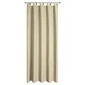 Produktbild: Garten Vorhang Gardinen Schlaufen Wasserdicht Beige 240x155cm Voile Außenvorhang