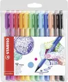 Produktbild: Filzschreiber - STABILO pointMax - 12er Pack - mit 12 verschiedenen Farben 2017