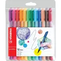 Produktbild: STABILO FASERMALER POINTMAX PASTELL 12 STÜCK PACKUNG 0,8 mm FILZSTIFT