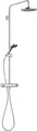 Produktbild: Dornbracht Showerpipe mit Brause-Thermostat, ohne Handbrause, Ausladung Standbrause 450mm, Kopfbrause 220mm, 34459979-00