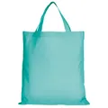 Produktbild: TEXXILLA 5er | 15er | 50er Pack Baumwolltasche - 28 Farben | mit zwei kurzen Henkeln | 38x42cm | Jutebeutel | Einkaufstasche | unbedruckt, Farbe:mint, Menge:1 Stück