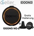 Produktbild: OOONO CO-DRIVER NO2 + Halterung Verkehrswarner Schwarz - oseller Set