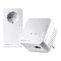 Produktbild: devolo Magic 1 WiFi mini Starter Kit, WLAN Powerline Adapter, bis zu 1.200 Mbit/s, WLAN Verstärker, 1x LAN Anschluss, dLAN 2.0, weiß