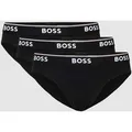 Produktbild: BOSS Slip mit Label-Details im 3er-Pack Modell 'Power' in Black, Größe S