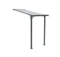 Produktbild: HOME DELUXE Vordach CUBIS - aus Aluminium (Komplettset), Überdachung für den Eingangsbereich, Haustür