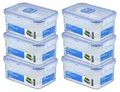 Produktbild: LocknLock: 6x Dose rechteckig 600 ml (HPL811/6)