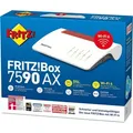 Produktbild: AVM FRITZ!Box 7590 AX mit Integriertes Modem (OHNE ISDN-Anschluss) WLAN-Router rot