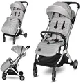 Produktbild: Lorelli Kinderwagen Myla, Buggy klein zusammenklappbar, nur 7 kg, kompakter Sportsitz bis 15kg, geeignet für Flugreisen, Baby Reisebuggy, silber