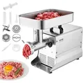 Produktbild: Vevor - Kommerzieller Elektrischer Fleischwolf Wurstmaschine 9,53 Kg/min. 1100 W, Industrieller Fleischwolf Mit Klinge & Mahlplatte, Multifunktionaler Fleischwolf Aus Edelstahl Für Küche & Restaurant