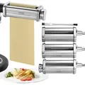 Produktbild: Vevor 3 Tlg. Manuelle Nudelmaschine Edelstahl, Edelstahl Frische Manuell Pasta Walze Maschine Italienische Flachteigmaschine Pastamaker Inkl. Reinigungsbürste Für Spaghetti, Lasagne Usw.