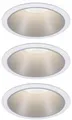 Produktbild: Paulmann 93410 Cole Coin Einbauleuchte 3er Set LED 6W Weiß, Silber