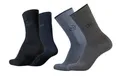 Produktbild: bugatti Basicsocken 6762496842 bugatti Herren 4er Pack Logo + uni basic schwarz, jeans melange