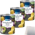 Produktbild: Edeka Artischockenherzen küchenfertig 3er Pack (3x400g Dose) + usy Block