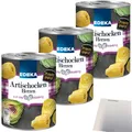 Produktbild: Edeka Artischockenherzen küchenfertig 3er Pack 3x400g Dose usy Block