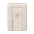 Produktbild: Ceba Baby® Wickelauflage - weiche Wickelunterlage - Baby Wickeltischauflage - 50x70 cm - Abwaschbar - OEKO-TEX® Standard 100 - Made in EU - Beige - 50 x 70 cm