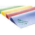 Produktbild: meiko Textil GmbH Meiko Microfaser Reinigungstuch MPower, Polyurethan beschichtete Tücher für die tägliche Anwendung, 1 Packung = 5 Stück, Farbe: rot mit Piktogramm WC 966730-001-5