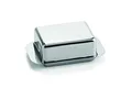 Produktbild: Weis 14256 Butterdose, Edelstahl, Silber, 12.5 x 7.5 x 4.5 cm