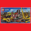 Produktbild: LEGO 60076 Abriss Baustelle Demolition Site Abbruch Bauarbeiter Bagger City NEU