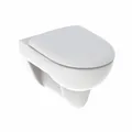Produktbild: Geberit Renova Set Wand Tiefspül WC mit Spülrand und WC Sitz in Weiß 500802001