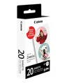Produktbild: Canon Zink™ Fotopapier – Vorgefertigte Kreis-Fotoaufkleber (20 Blatt) – Drucken Sie Handy-Fotos für personalisierte Aufkleber