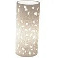 Produktbild: Tischlampe, Leuchte HARMONIE ROMANTIK Zylinder weiß H. 28cm Porzellan Formano