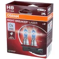 Produktbild: OSRAM H8  Night Breaker LASER Next Generation 150% mehr Helligkeit  DUO BOX