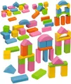 Produktbild: Eichhorn Bunte Holzbausteine Spielbauklötze, Made in Germany, FSC® - schützt Wald