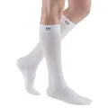 Produktbild: medi mediven active Kompressionsstrümpfe | Kompressions-Kniestrümpfe mit Fersenverstärkung | KKL 2 | Weiß | Größe: V | Geschl. Spitze | Normal