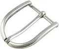 Produktbild: BELTINGER Gürtelschnalle rund 4,0 cm | Buckle Schließe Gürtelschließe 40mm Massiv | Dorn-Schließe | Wechselgürtel bis 4cm | Altsilber