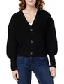 Produktbild: VERO MODA Damen Vmlea Ls V-Hals Manchet Cardigan Noos Strickjacke, Schwarz, S EU
