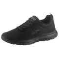 Produktbild: Skechers FLEX APPEAL 4.0 BRILLINAT VIEW Sneaker Freizeitschuh, Halbschuh, Schnürschuh mit Air Cooled Memory Foam schwarz 35 EU
