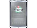Produktbild: CUBES HC 241 E BECK'S Getränkekühlschrank (115 l, E, 845 mm hoch, Schwarz / Grün)