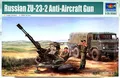 Produktbild: Trumpeter 02348 Russian ZU-23-2 Anti-Aircraft Gun 1:35 Neu Bauteile versiegelt