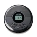 Produktbild: Lenco CD-340BK Discman mit Bluetooth - CD/MP3-Player - eingebaute Stereo-Lautsprecher - wiederaufladbar, Anti-Schock - USB-Wiedergabe