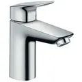 Produktbild: hansgrohe Logis Waschtischmischer, ComfortZone100, Metall Zugstangen Ablaufgarnitur, Ausladung 108mm, 71171000