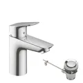 Produktbild: hansgrohe Logis Waschtischmischer, ComfortZone100, Metall Zugstangen