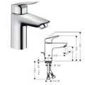 Produktbild: hansgrohe LOGIS Waschtisch-, Brause-, Wannenarmatur Aufputz/Unterputz i-Box