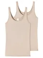 Produktbild: Schiesser Damen 2 Pack Trägertop Unterhemd - Modal Essentials