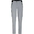 Produktbild: Bergson Outdoorhose VIDAA COMFORT Zipp Off (slim) Damen Wanderhose, leicht strapazierfähig, Normalgrößen, hellgrau grau normal | 40