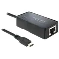 Produktbild: DeLock - Netzwerkadapter - USB 3,1 - Gigabit Ethernet - Schwarz (62642)