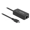 Produktbild: Delock USB Typ-C zu (USB, USB-C, RJ45 (1x)) (62642)